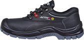 HKS Active 400 S3 werkschoenen - veiligheidsschoenen - safety shoes - heren - laag - stalen neus - antislip - ESD - zwart - maat 40