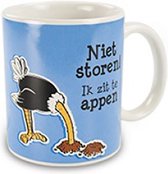 Dieren mok - Niet storen! Ik zit te appen