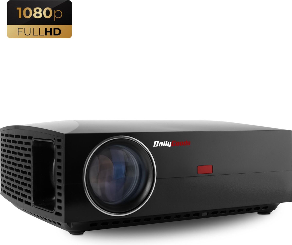 Dailygoods Beamer FU30- Projector - 4200 Lumen - Full HD - Wifi - Android - 1280x1080P - 250'' Inch - Dailygoods