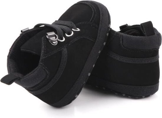 experimenteel Briljant Kano Nette baby schoenen voor jongens 0-6 maanden: PU Leer, Katoen Zool,  Anti-Slip Kleur: Zwart | bol.com