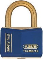 ABUS T84MB hangslot met 2 sleutels Blauw