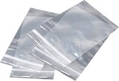 Gripseal zakken - 100 stuks - 150 x 180mm - transparant – hersluitbaar