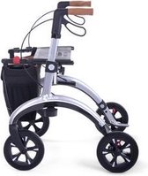 SALJOL Carbon rollator Star Silver, small, zithoogte 54cm