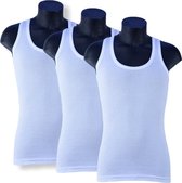 3 Pack Top kwaliteit hemd - 100% katoen - Wit - Maat S