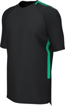 RugBee EDGE PRO TRAINING TEE BLACK/EMERALD Medium