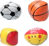 Banzaa zachte ballen sport set voor kinderen 4 stuks
