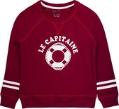 La V Le capitaine sweatshirt bordeauxrood 116-122