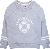 La V Le capitaine sweatshirt lichtgrijs 140-146