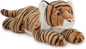 Hermann Teddy Tiger liegend braun 70 cm