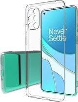 OnePlus 8T hoesje - Transparante gel case - Volledig doorzichtig - GSM Hoesje - Telefoonhoesje Geschikt Voor OnePlus 8T