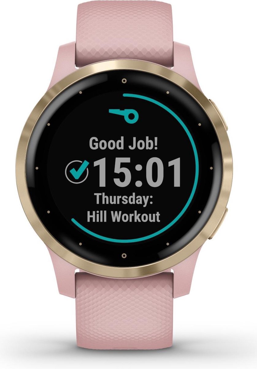 Garmin Vivoactive 4S - Smartwatch - 40 mm - Dust Rose