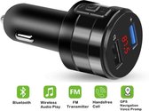 FM Transmitter - Bluetooth - Draadloos - Carkit - Handsfree - USB - Snel opladen - Autolader - Muziek - Bellen - Auto