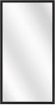 Spiegel met Luxe Aluminium Lijst - Mat Zwart - 50x70 cm