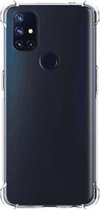 Shop4 - OnePlus Nord N10 5G Hoesje - Zachte Back Case Drop Proof Transparant