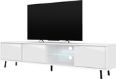 Maison’s Tv meubel – Tv Kast meubel – Tv meubel – Tv Meubels – Tv meubels wit – Wit – Galhad – 175x40,5x31,3