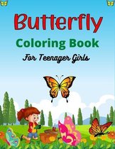 Butterfly Coloring Book For Teenager Girls