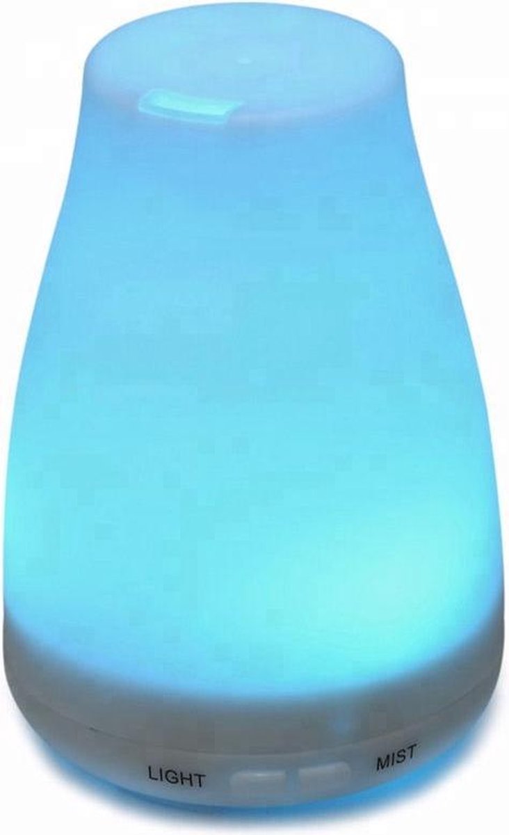 Xidio LED Aroma Diffuser - 120 ML Sfeervolle ledverlichting lamp met aroma vernevelaar voor aromatherapie | Humidifier met licht