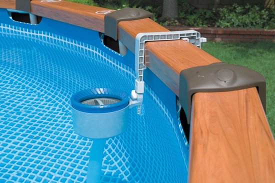 Intex zwembad onderhoud skimmer Intex deluxe + wandbevestiging - Intex 28000 | bol.com