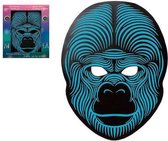 Masker LED Gorilla - Lichtgevend - Geluidsreactief - Partymasker - Festival
