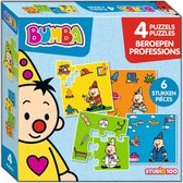 Bol.com Bumba 4 in 1 puzzel beroepen 4 x 6 stukken aanbieding