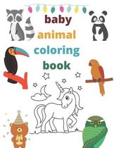 baby animal coloring book