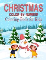 Christmas Color by Number Coloring Book for Kids