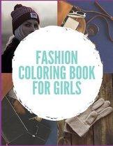 Fashion coloring book for girls