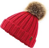 Snowflake Muts Rood Kids - Rode Kindermuts - Muts Voor Jongens En Meisjes - Mutsen Voor Kinderen - Wakefield Headwear