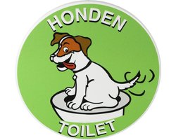 DepoDog Signaalbord Hondentoilet, vriendelijke boodschap, duidelijke taal