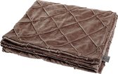 PTMD Bing brown velvet blanket