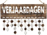 EXTRA RONDJES VOOR BIJ HET VERJAARDAGENBORD / Kleur white / verjaardagskalender / van hout / verjaardag / landelijk stoer en sfeervol wonen