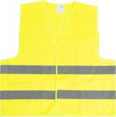 MNC - Gilet jaune / gilet de sécurité Jaune - Adultes 1,60 m à 1,90 m - Gilet de circulation