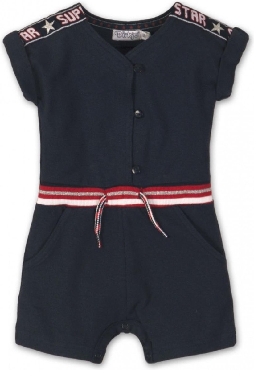 Dirkje Superstar jumpsuit navy maat 74