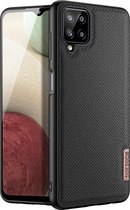 Dux Ducis - Hoesje geschikt voor Samsung Galaxy A12 - Fino Series - Back Cover - Zwart