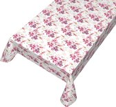 Tafelzeil Pink Orchid -  140 x 600 cm - Multi tafellaken - Tafelkleed plastic - Voor buiten en binnen - Verschillende maten - Geleverd in een koker