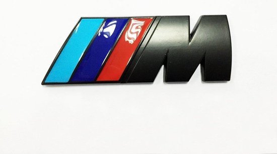 Badge BMW M Noir et rouge autocollant Maroc à prix pas cher