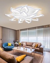 UnicLamps LED Bluetooth - 14 Sterren Plafondlamp Wit - Met Afstandsbediening - Smart lamp - Dimbaar Met App - Woonkamerlamp - Moderne lamp - Plafonniere