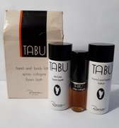 TABU,  Dana, Cadeau set - Hand & Body Lotion 60ml, Spray Cologne 7ml, Foam Bath 60 ml