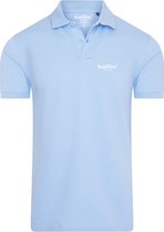 Heren Polo SS met Ballin Est. 2013 Basic Polo Print - Blauw - Maat L