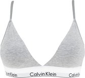 Calvin Klein dames lightly lined triangle bralette grijs - M