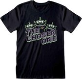 Disney Toy Story Heren Tshirt -M- Chosen One Zwart