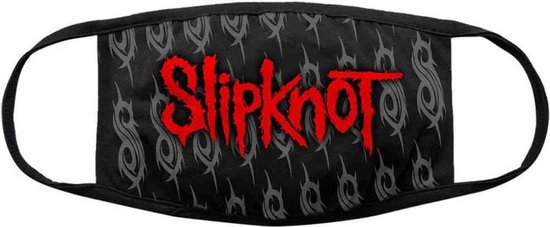 Masque Slipknot Logo Rouge & Sigils Zwart