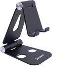 Jocam - Telefoon / tablet houder opvouwbaar - inklapbaar - voor bureau - mobiel - smartphone houder - zwart
