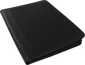 Dermata Business Leren Schrijfmap A4 met Rits zwart2