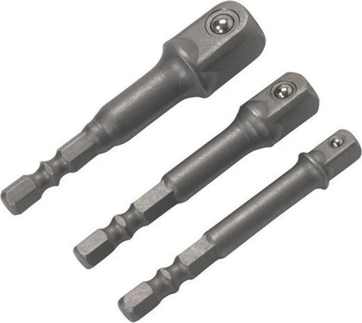 Tooltech Dop-Adapter Set - 1/4 - 3/8 - 1/2