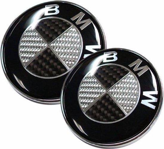 bol.com | Gdsbrands© - BMW - Logo - BMW Embleem Carbon - Carbon 74mm En  45mm -motorkap of...