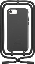 Change Case 2 in 1 Bio case - met afneembaar en verstelbaar nekkoord - voor iPhone SE - Black