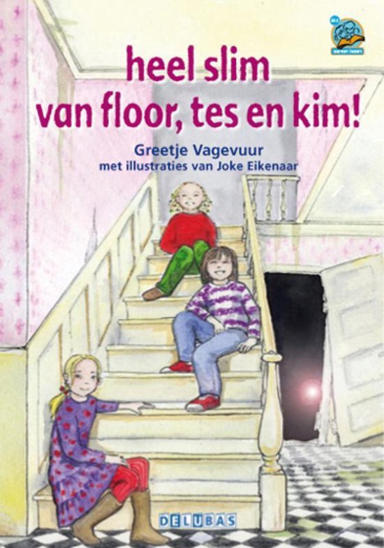 Cover van het boek 'Heel slim van Floor, Tes en Kim' van Greetje Vagevuur