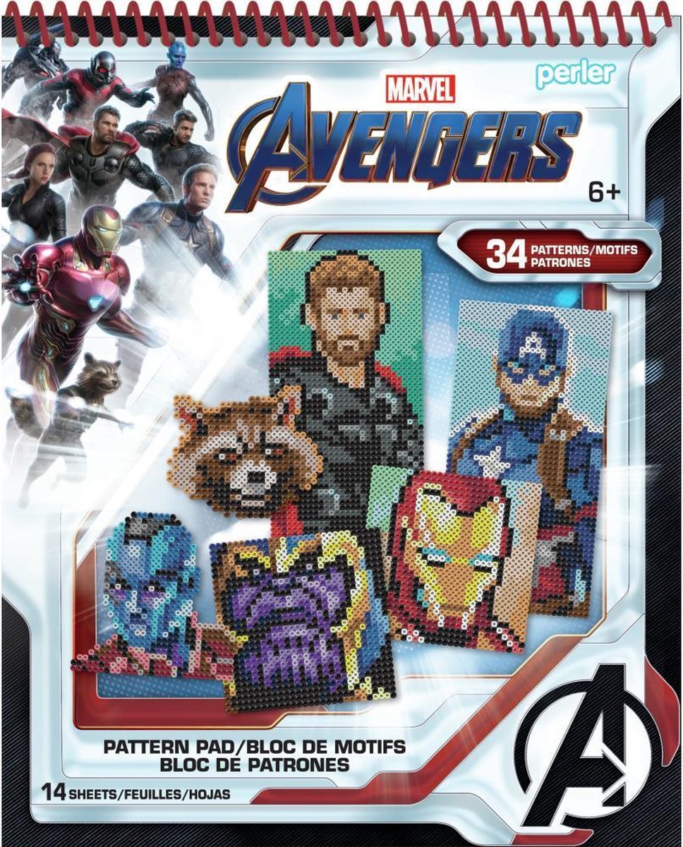 Avengers - Strijkkralen patronen boekje - 34 patronen