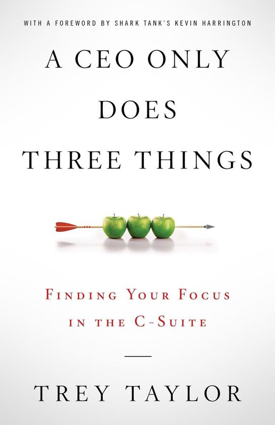 A CEO Only Does Three Things - cover